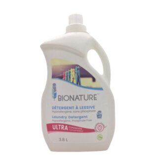 BIONATURE DÉTERGENT LESSIVE BAIES BIO-554 3.8L