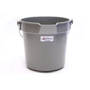 SEAU ROND GRIS 10 PINTES