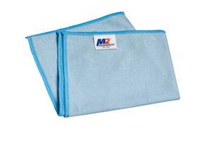 MICROFIBRE *BLEU* M2 14" X 14" POUR VITRE