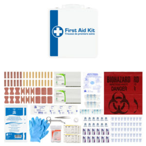 TROUSSE PREMIERS SOINS (MÉTAL) CSA TYPE 2, MOYENNE