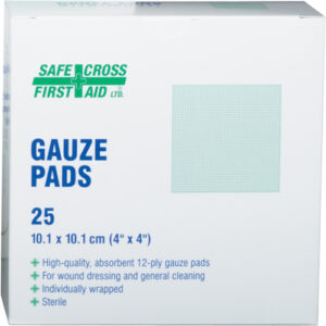 GB/1418A-4 TAMPONS STERILES 4" X 4" 25/PAQUET