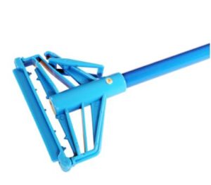 MANCHE MÉTAL 54" BLEU POUR VADROUILLE HUMIDE