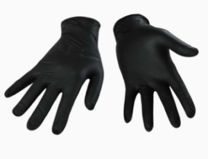 GANT NITRILE NOIR (MÉDIUM) 4 MIL 100/BTE