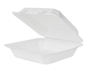 CONTENANT EN BAGASSE 9"X9"X3" 200/CS