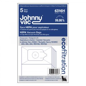 SAC JV200, NUMATIC,HENRY 200 HEPA 5/PQT