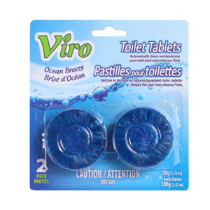 PASTILLES POUR TOILETTES 50G 2/PQT