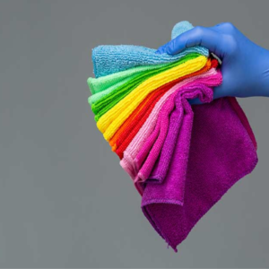 Chiffons et linges microfibres