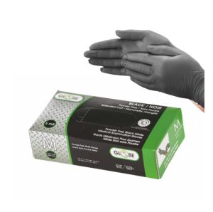 GANT NITRILE MÉDICAL LARGE NOIR 6MIL 100/BTE